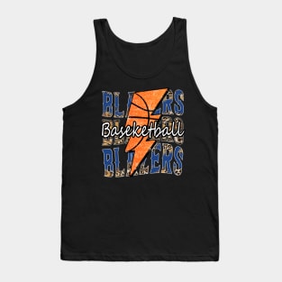 Graphic Basketball Blazers Proud Name Vintage Tank Top